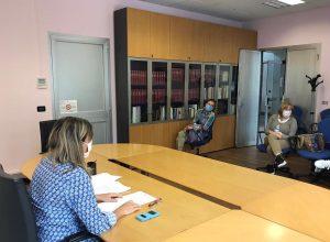 L'incontro tra i rappresentanti sindacali della scuola e l'Assessora Certan