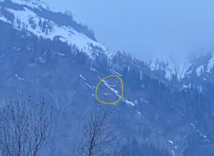 La zona dell'intervento, sotto il Pavillon.