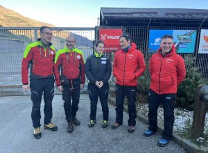 Intervento di trasferimento ragazza ferita rogo Crans Montana