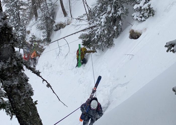 Intervento soccorso per Freerider bloccati