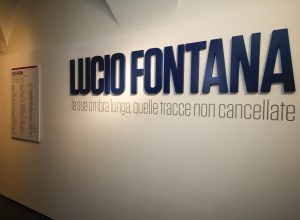 Inuagurazione mostra Lucio Fontana