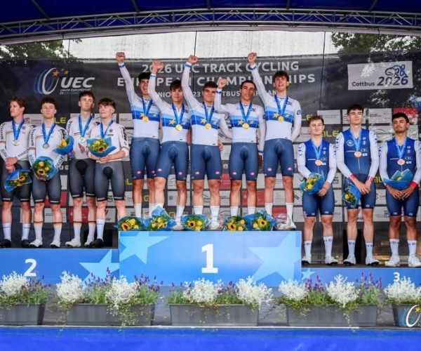 Italia inseguimento a squadre europei oro etienne Grimod