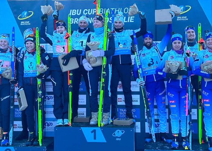 Italia terza biathlon mista