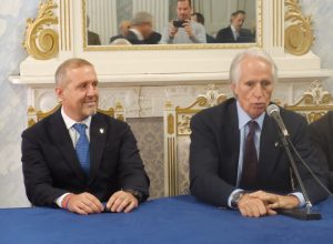 Jean Dondeynaz e Giovanni Malagò