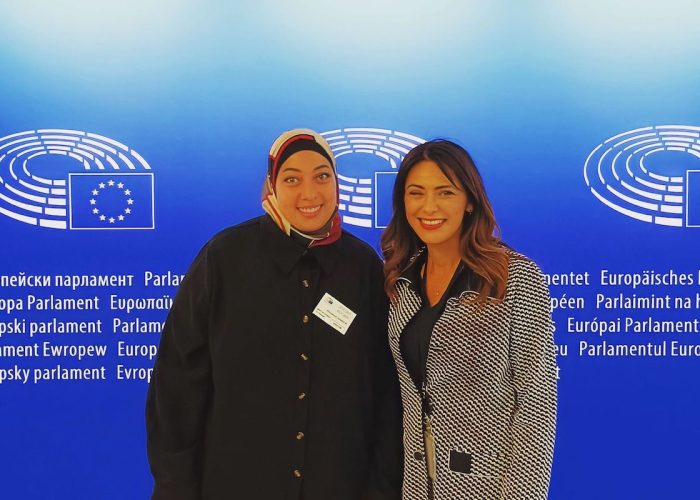 Khouloud Shaker al Parlamento Europeo