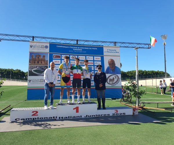 Kristian Blanc bronzo italiani juniores pista