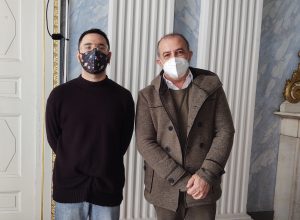 L'Assessore alla Cultura Samuele Tedesco ed il Presidente del Csv Claudio Latino