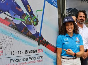 La Thuile piazzetta Menel Federica Brignone
