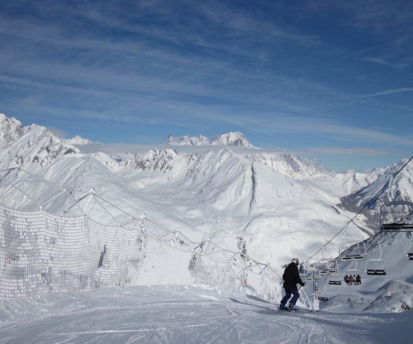 Piste sci a La Thuile