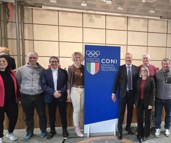 La nuova Giunta del Coni Valle d'Aosta