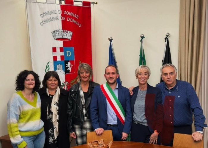 La nuova giunta di Donnas