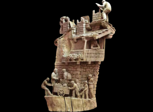 La scultura intitolata “Le Ramoneur”