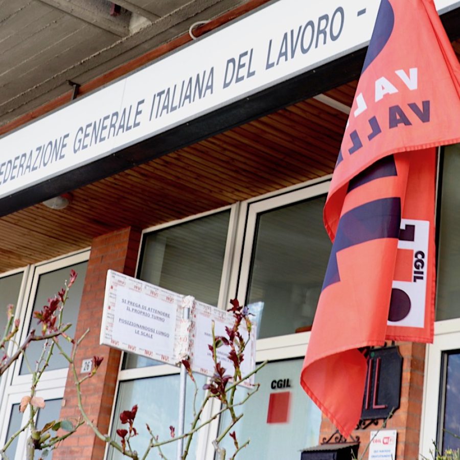 La sede della Cgil ad Aosta