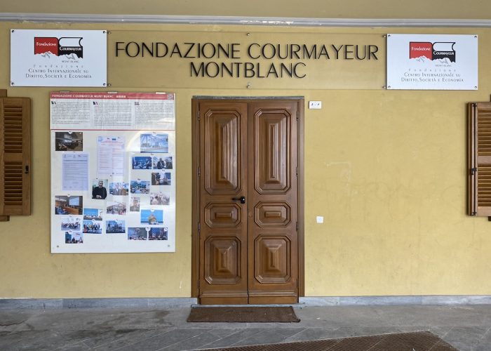 La sede della Fondazione Courmayeur Mont Blanc