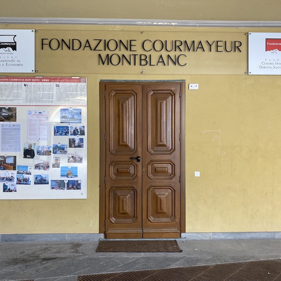 La sede della Fondazione Courmayeur Mont Blanc