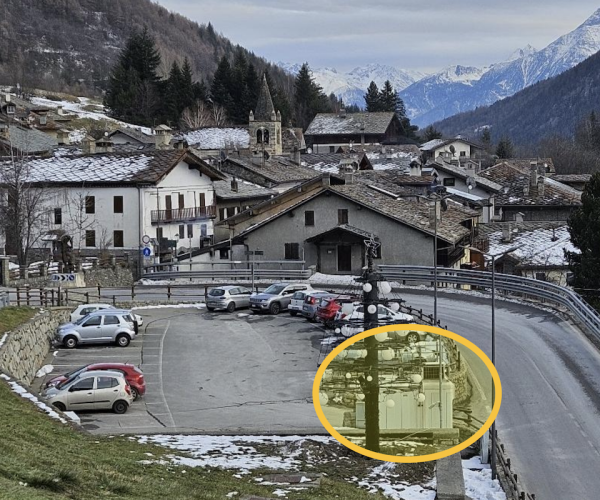 La stazione Arpa a Étroubles