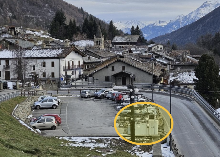 La stazione Arpa a Étroubles