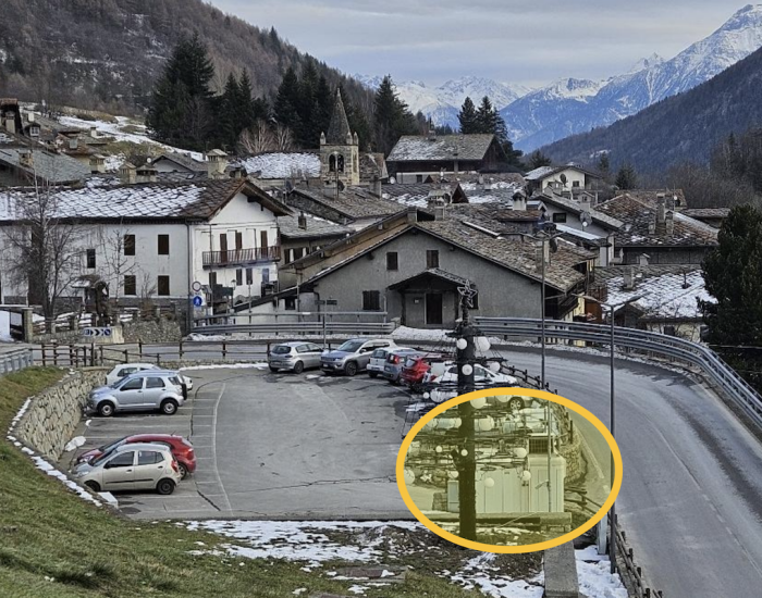 La stazione Arpa a Étroubles