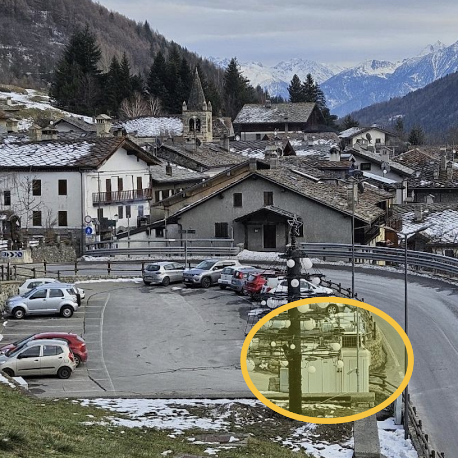 La stazione Arpa a Étroubles