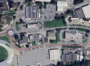 La viabilità alternativa per la chiusura della strada in località Croix-Noire