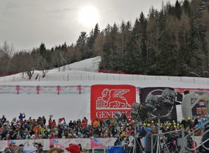 La tribuna del pubblico a La Thuile