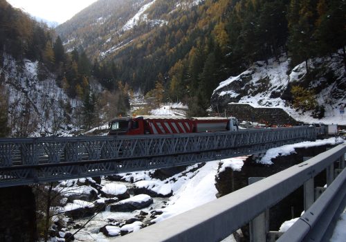 La variante del Ponte di Chevril a Aymavilles