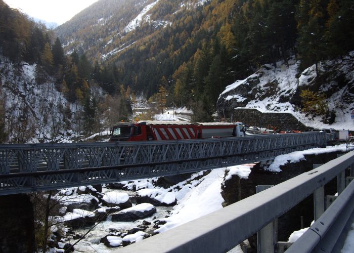 La variante del Ponte di Chevril a Aymavilles