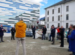 La visita della Giunta comunale di Aosta alla Nuova università
