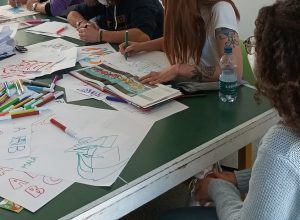 Laboratorio graffiti Mala - disegno giovani