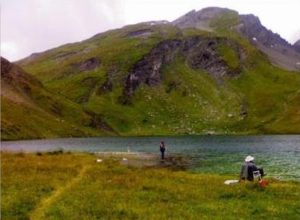 Il lago Verney, controllato dai forestali.