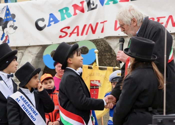 L'investitura del Piccolo Sindaco - Carnevale dei Piccoli di Saint-Vincent