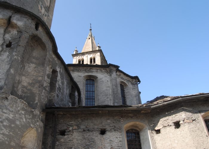 L'abside della Cattedrale di Aosta