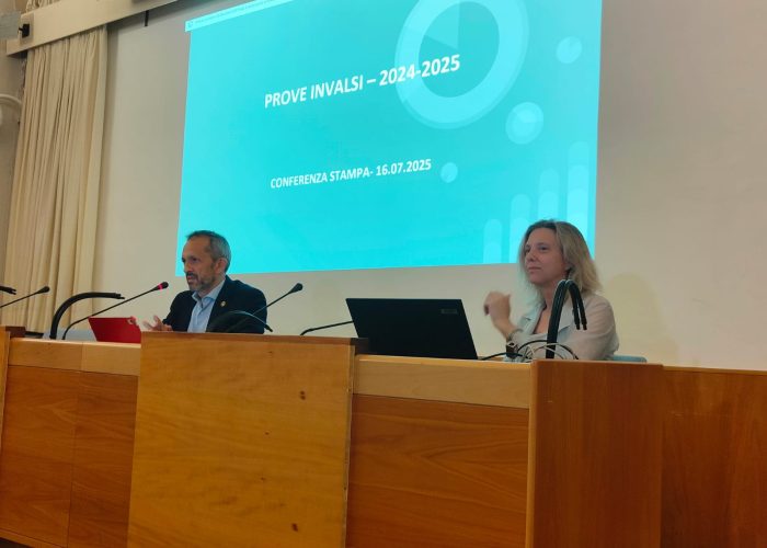 L'assessore Jean Pierre Guichardaz e la sovrintendente Marina Fey
