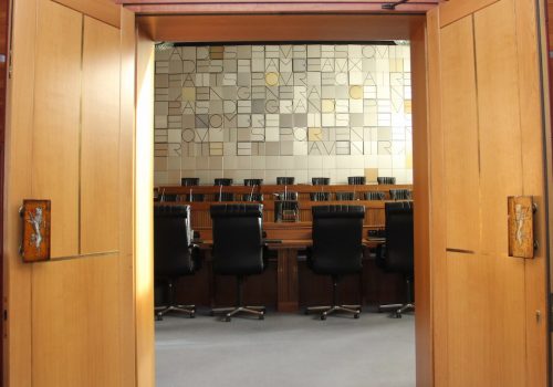 L'aula del Consiglio regionale