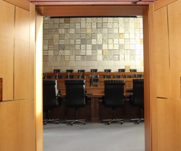 L'aula del Consiglio regionale