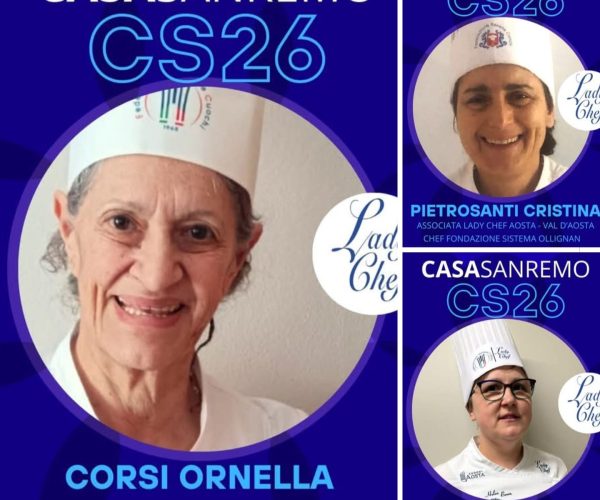 Le cuoche valdostane a Casa Sanremo