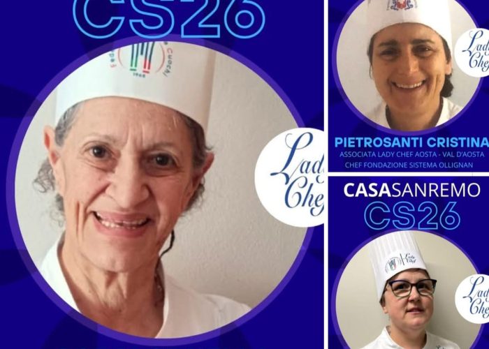 Le cuoche valdostane a Casa Sanremo