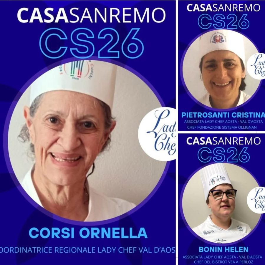 Le cuoche valdostane a Casa Sanremo