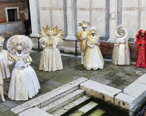 Le maschere de La Bottega dei Sogni al Carnevale di Venezia