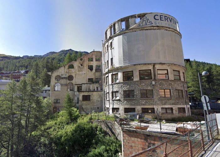 L'ex Hotel Gran Baita a Cervinia