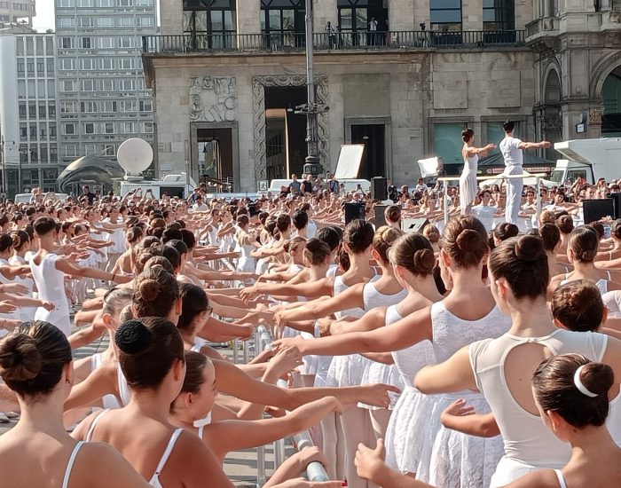 Lezione di ballo alla sbarra
