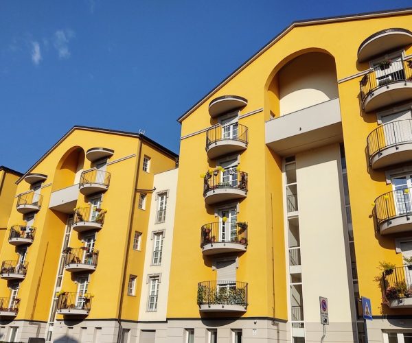 L'inaugurazione del complesso "Contratto di Quartiere I"