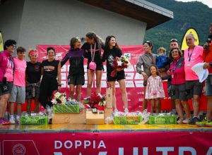 Lisa Borzani podio femminile DoppiaW Ultra - foto Maurizio Torri