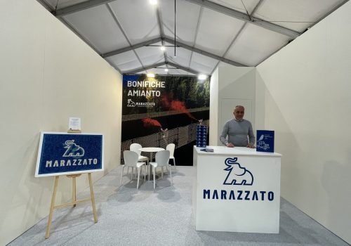 Lo stand di Marazzato Soluzioni Ambientali a Maison & Loisir ()