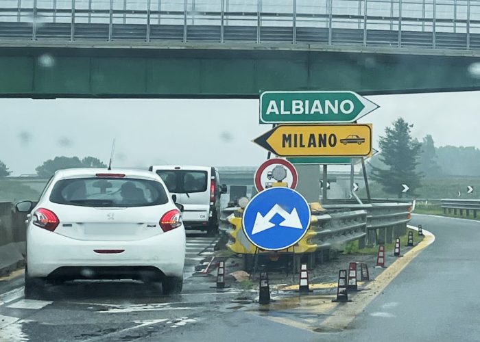 Lo svincolo di Albiano