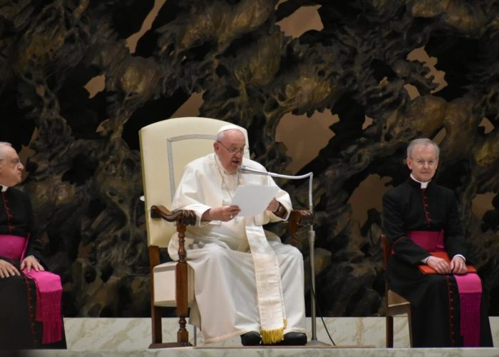 Ludienza di Papa Francesco