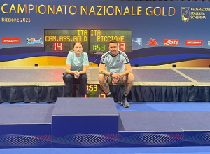 Magdalena Jarek con il maestro Alesandro Funghi