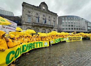 Manifestazione Coldiretti VdA a Bruxelles