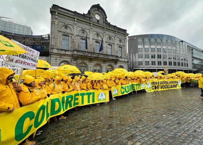 Manifestazione Coldiretti VdA a Bruxelles