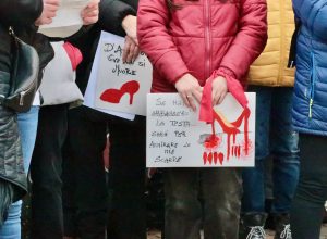 Manifestazione contro la violenza sulle donne